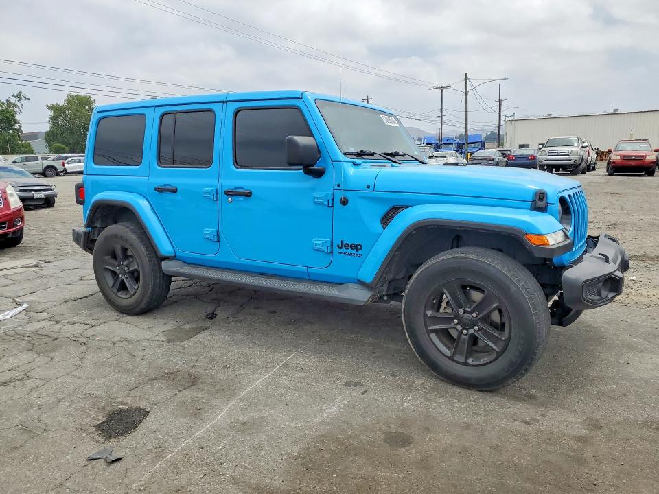 2021 Jeep VIN 1C4HJXEGXMW601028 COPART salvage auction — FRONT END, Ca - Salvage Certificate, sold $12,600 on 2026-07-02 (photo 4)