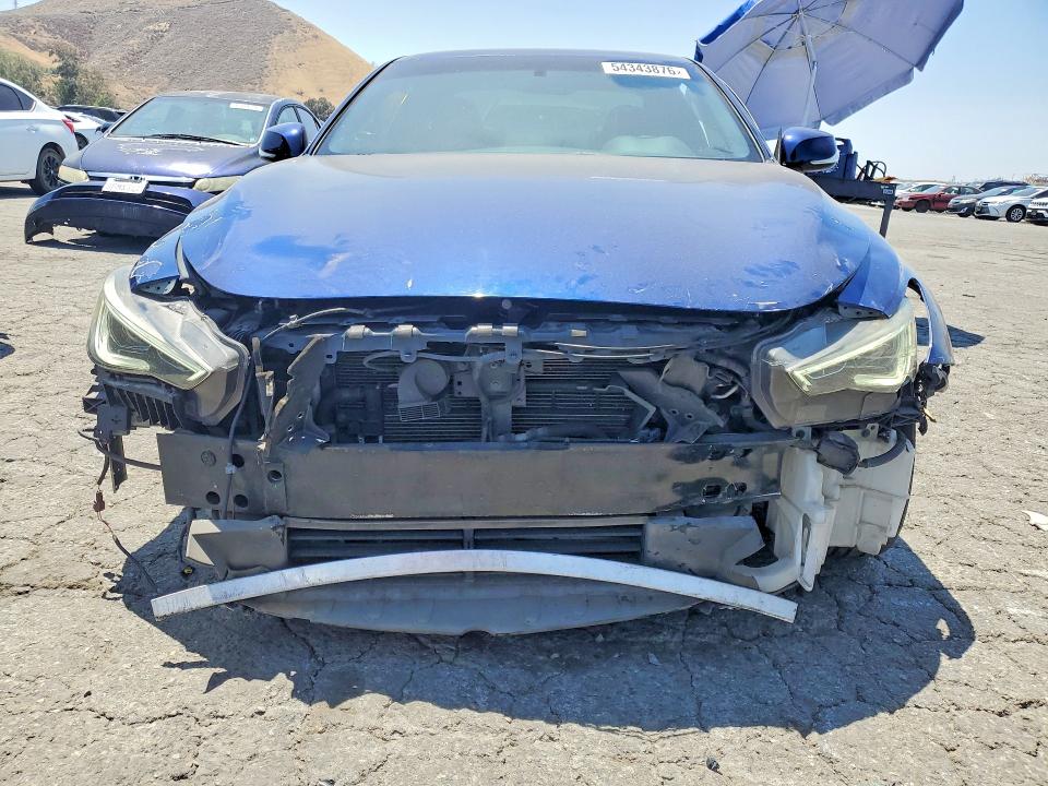 2017 Infiniti VIN JN1EV7EL0HM551989 COPART salvage auction — FRONT END, Ca - Salvage Certificate, sold $2,900 on 2026-07-06 (photo 5)