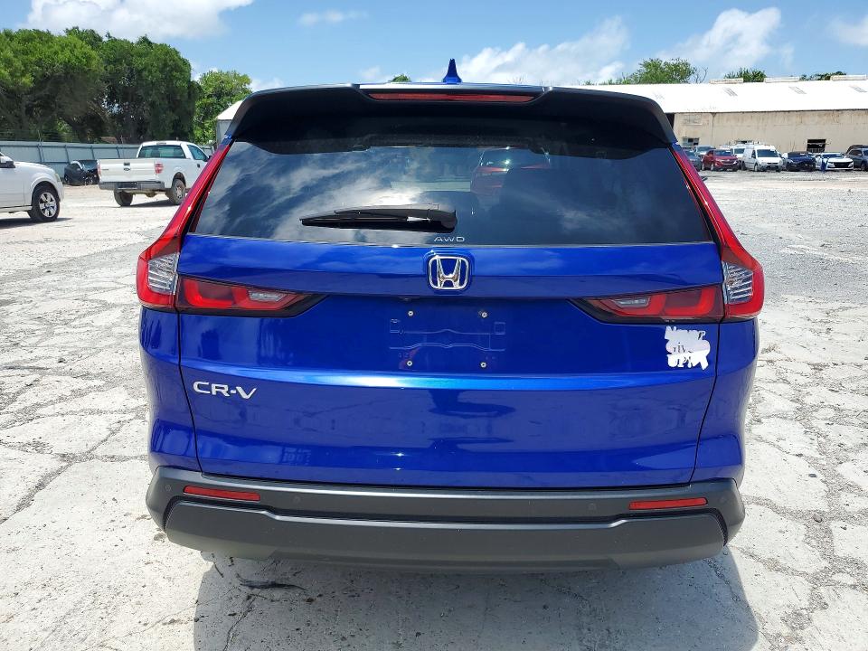 2025 Honda Cr-v VIN 7FARS4H79SE003983 COPART salvage auction — SIDE, Tx - Salvage Vehicle Title, sold $14,300 on 2026-07-28 (photo 6)