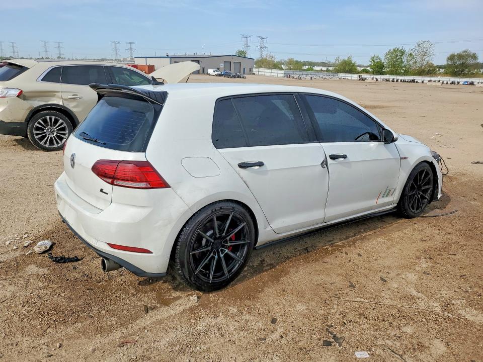 2020 Volkswagen Gti VIN 3VW5T7AU4LM004722 COPART salvage auction — FRONT END, Il - Salvage Certificate, sold $3,650 on 2026-07-07 (photo 3)