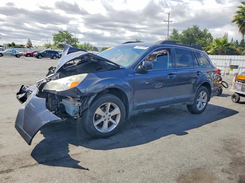 2013 Subaru Outback VIN 4S4BRBCC0D3233604 COPART salvage auction — FRONT END, Ca - Salvage Certificate, sold $225 on 2026-07-09 (photo 1)