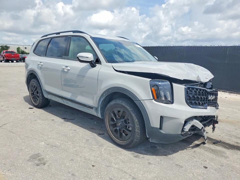 2024 Kia Telluride VIN 5XYP5DGC4RG492966 COPART salvage auction — FRONT END, Fl - Cert Of Title Slvg Rebuildable, sold $11,000 on 2026-07-23 (photo 4)