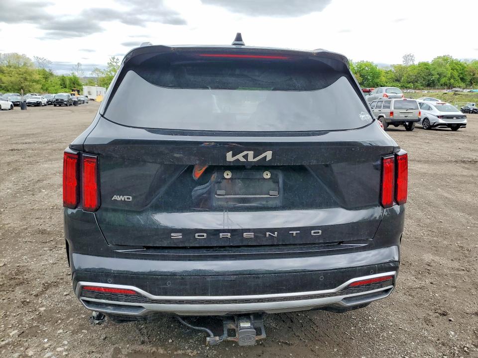 2022 Kia Sorento VIN 5XYRKDLF1NG115846 COPART salvage auction — BURN, NY - MV-907A SALVAGE CERTIFICATE, sold $700 on 2026-07-21 (photo 6)