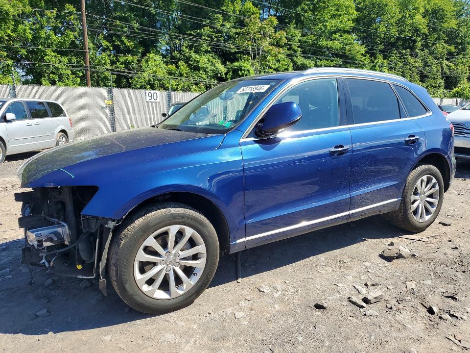 2016 Audi Q5 VIN WA1C2AFP5GA034838 COPART salvage auction — FRONT END, Pa - Certificate Of Salvage, sold $15 on 2026-07-27 (photo 1)