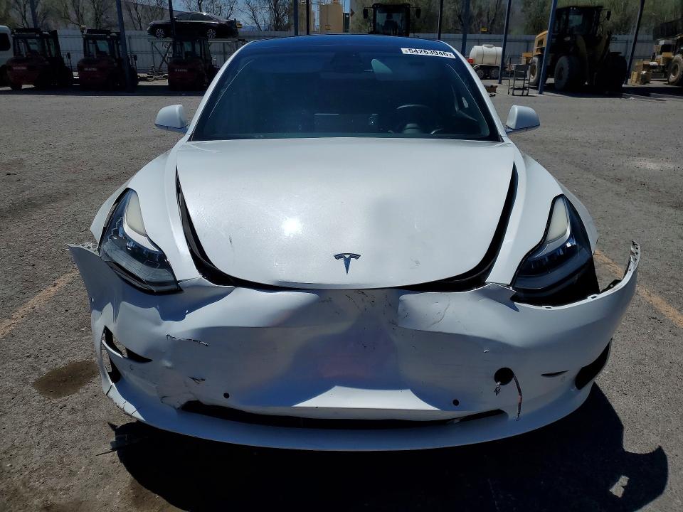 2019 Tesla Model 3 VIN 5YJ3E1EA7KF337503 COPART salvage auction — REAR END, Nv - Salvage Title, sold $1,700 on 2026-07-30 (photo 5)