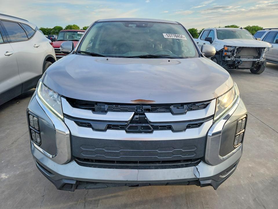 2020 Mitsubishi Outlander VIN JA4AR3AU0LU018700 COPART salvage auction — FRONT END, Tx - Certificate Of Title (P), sold $5,300 on 2026-07-09 (photo 5)