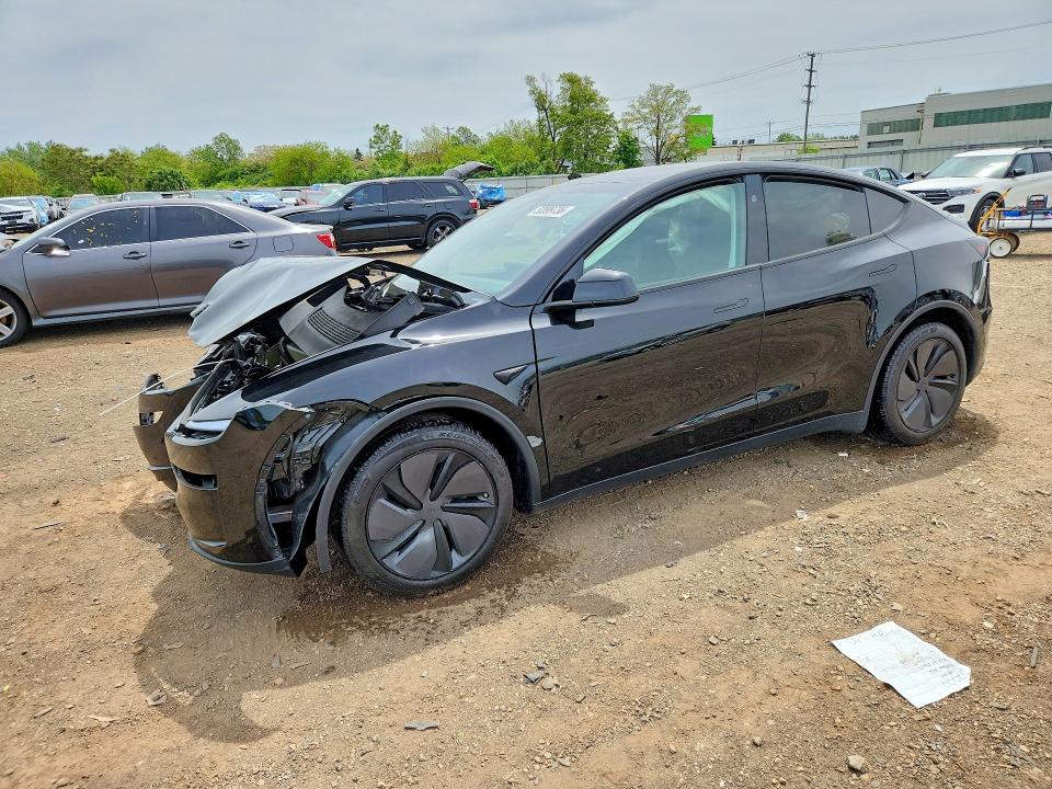 2026 Tesla Model y VIN 7SAYGDEE2TA470756 COPART salvage auction — FRONT END, Il - Salvage Certificate, sold $16,600 on 2026-07-22 (photo 1)