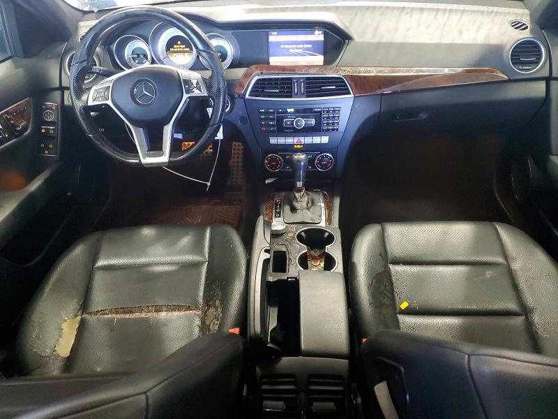 2012 Mercedes-benz C-klasse VIN WDDGF8BB4CR228888 COPART salvage auction — REAR END, Va - Cert Of Title - Salvage, sold $650 on 2026-07-17 (photo 8)