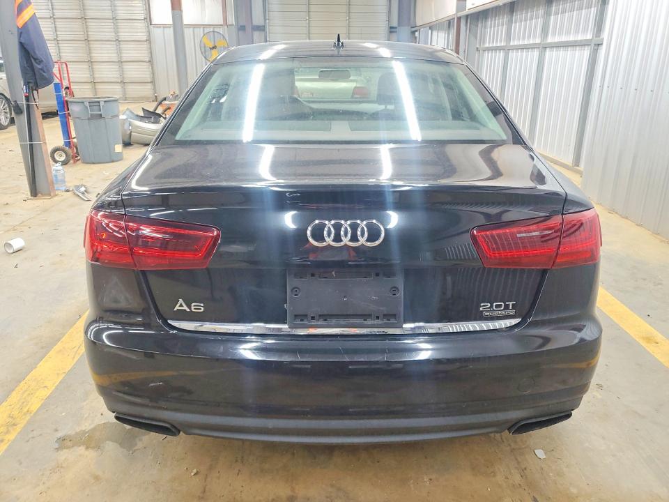 2016 Audi A6 VIN WAUFFAFCXGN065027 COPART salvage auction — FRAME DAMAGE, Nc - Dlr Only-Clean/Over 25% Damage, sold $3,900 on 2026-07-29 (photo 6)