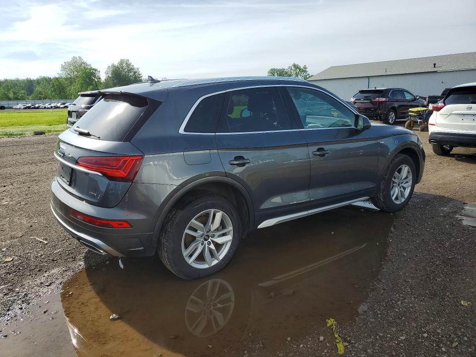 2022 Audi Q5 VIN WA1GAAFY1N2068912 COPART salvage auction — HAIL, Oh - Cert Of Title-Salvage, sold $14,600 on 2026-07-20 (photo 3)