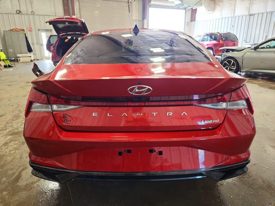 2021 Hyundai Elantra VIN KMHLP4AG4MU071322 COPART salvage auction — SIDE, Wi - Junked Vehicle Bill Of Sale, sold $4,200 on 2026-07-27 (photo 6)