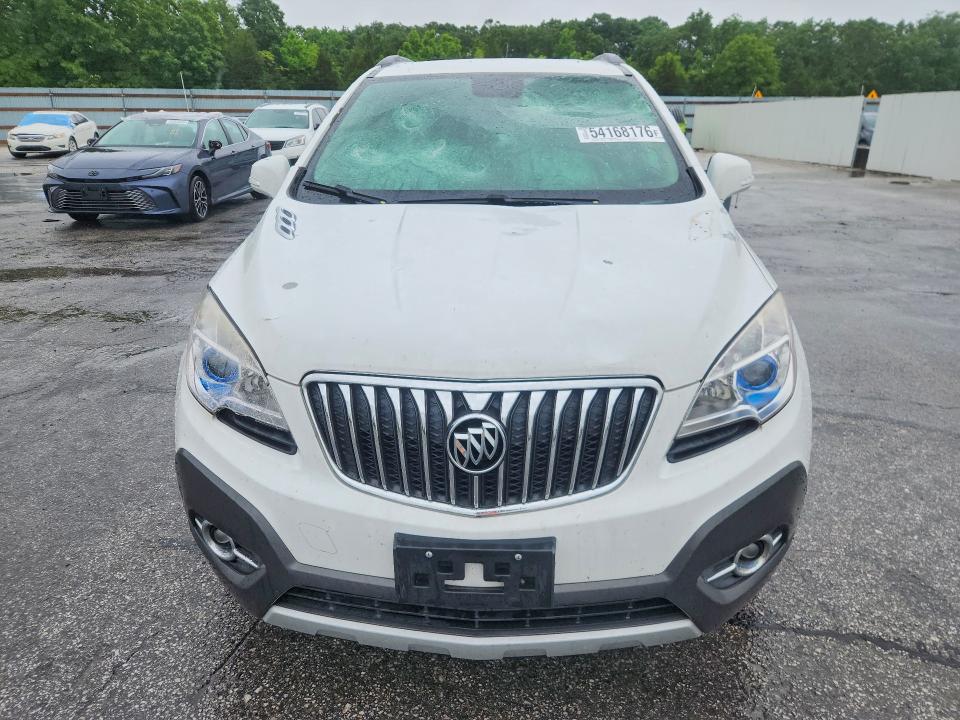 2016 Buick Encore VIN KL4CJBSB1GB536274 COPART salvage auction — HAIL, Mo - Salvage Certificate Of Title, sold $1,050 on 2026-07-27 (photo 5)