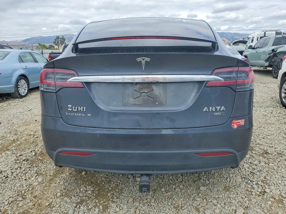 2016 Tesla Model x VIN 5YJXCBE29GF017175 COPART salvage auction — FRONT END, Ca - Salvage Certificate, sold $5,700 on 2026-07-18 (photo 6)