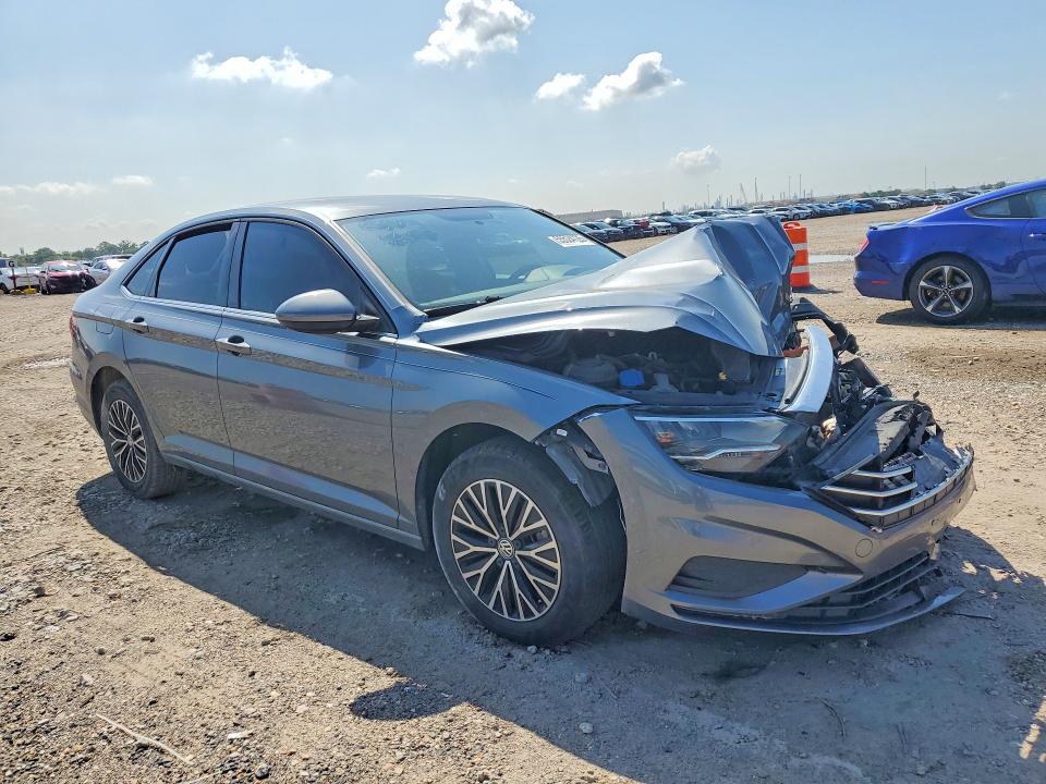 2021 Volkswagen Jetta VIN 3VWC57BU3MM004552 COPART salvage auction — FRONT END, Tx - Certificate Of Title, sold $2,900 on 2026-07-09 (photo 4)