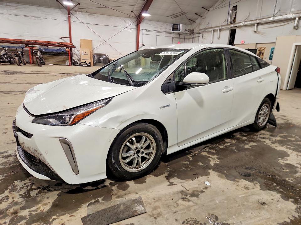 2021 Toyota Prius VIN JTDL9MFUXM3027201 COPART salvage auction — ROLLOVER, VT - CERT OF TITLE-SALVAGE VEHICLE, sold $5,200 on 2026-07-20 (photo 1)