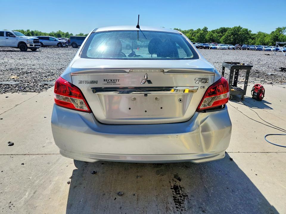 2017 Mitsubishi Mirage VIN ML32F4FJ4HHF09106 COPART salvage auction — FRONT END, Salvage Title, sold $425 on 2026-09-08 (photo 6)