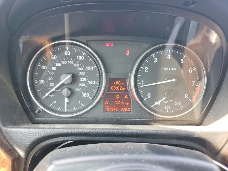 2011 BMW 3er VIN WBADW7C55BE443568 COPART salvage auction — FRONT END, Tn - Salvage Certificate, sold $675 on 2026-07-13 (photo 9)
