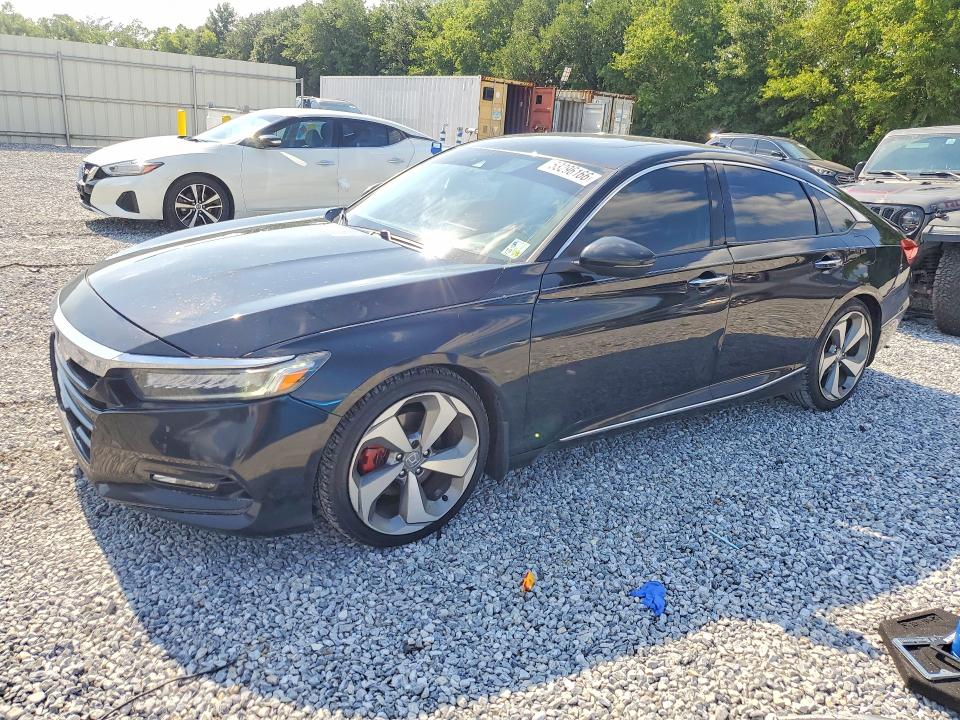 2018 Honda Accord VIN 1HGCV1F90JA157924 COPART salvage auction — REAR END, Id - Salvage Certificate Of Title, sold $4,600 on 2026-07-27 (photo 1)