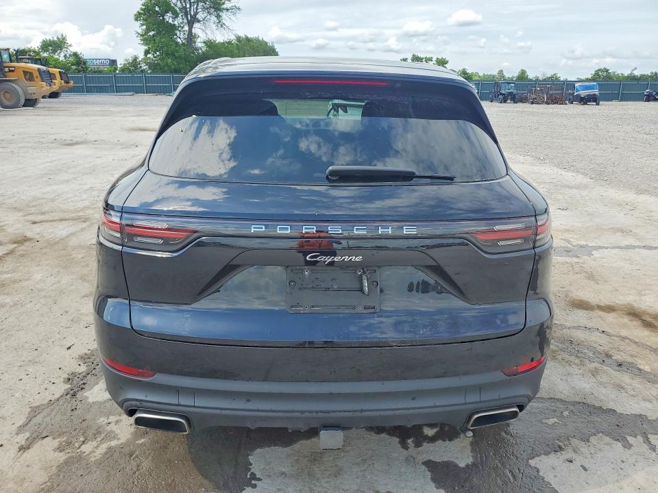 2020 Porsche Cayenne VIN WP1AA2AY0LDA10203 COPART salvage auction — FRONT END, Mo - Salvage Certificate Of Title, sold $12,600 on 2026-08-03 (photo 6)