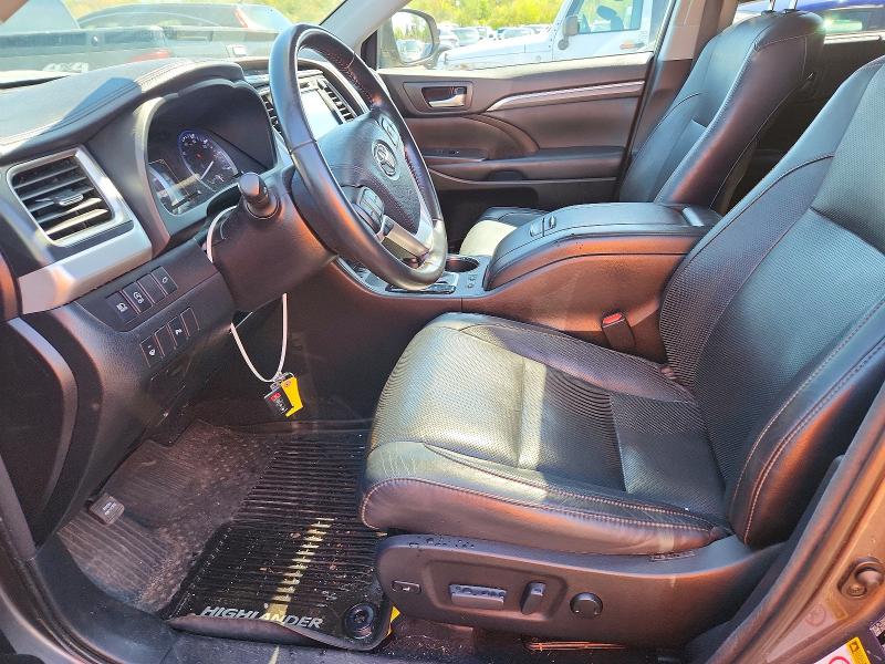 2018 Toyota VIN 5TDDZRFH7JS855477 COPART salvage auction — FRONT END, Ct - Cert Of Title-Salvage, sold $10,900 on 2026-07-14 (photo 7)