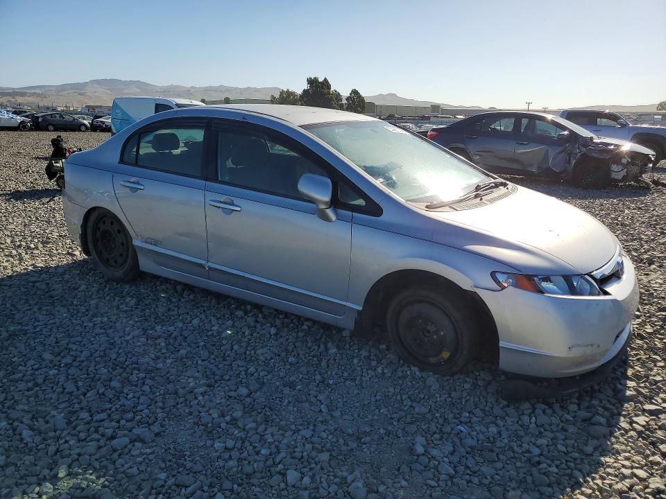 2008 Honda Civic VIN 1HGFA15538L042613 COPART salvage auction — VANDALISM, Ca - Salvage Certificate, sold $325 on 2026-07-02 (photo 4)