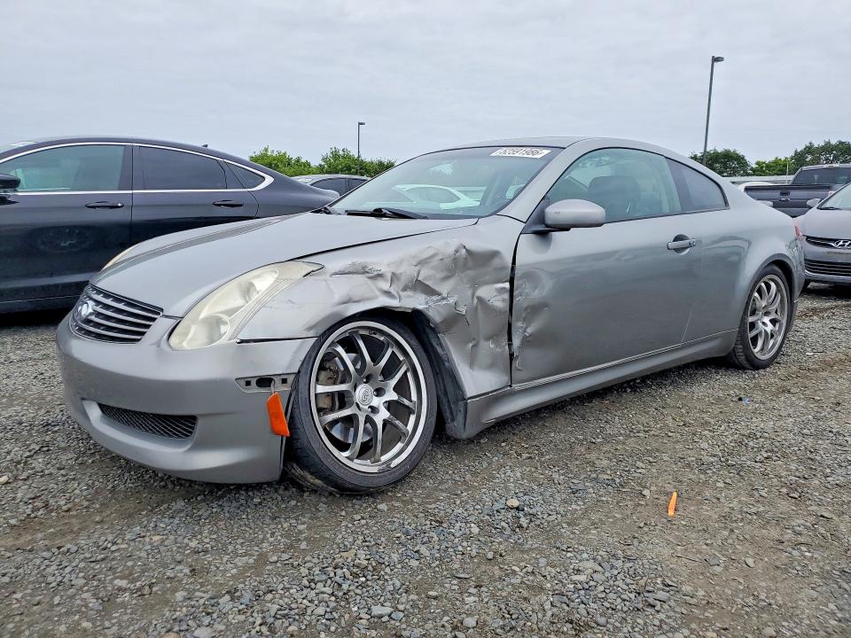 2006 Infiniti G35 VIN JNKCV54E36M718742 COPART salvage auction — FRONT END, Ca - Salvage Certificate, sold $425 on 2026-07-16 (photo 1)