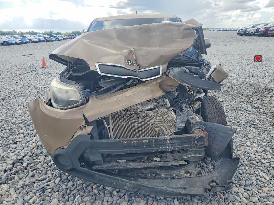 2014 Kia Soul VIN KNDJN2A23E7052321 COPART salvage auction — FRONT END, FL - CERT OF TITLE SLVG REBUILDABLE, sold $375 on 2026-07-02 (photo 5)