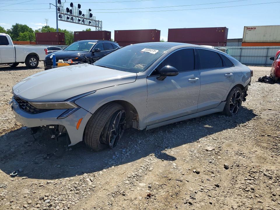 2025 Kia VIN KNAG64J72S5290518 COPART salvage auction — FRONT END, Oh - Certificate Of Title, sold $9,500 on 2026-07-31 (photo 1)