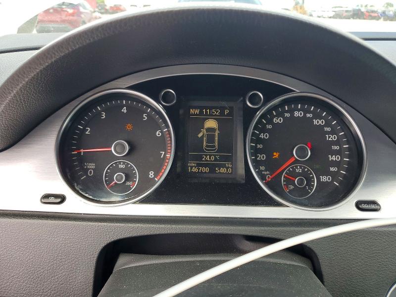 2011 Volkswagen Passat cc VIN WVWMN7AN2BE718158 COPART salvage auction — REAR END, Ok - Cert Of Title-Salvage, sold $800 on 2026-07-17 (photo 9)
