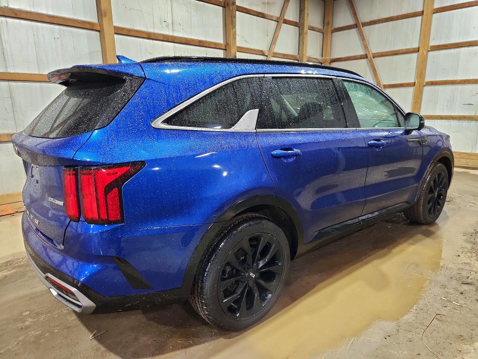 2021 Kia Sorento VIN 5XYRK4LF4MG047556 COPART salvage auction — HAIL, Oh - Cert Of Title-Salvage, sold $11,600 on 2026-07-09 (photo 3)