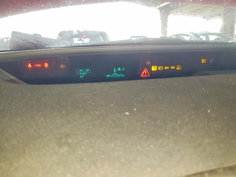 2008 Toyota Prius VIN JTDKB20U083347596 COPART salvage auction — REAR END, Ca - Salvage Certificate, sold $475 on 2026-07-23 (photo 9)