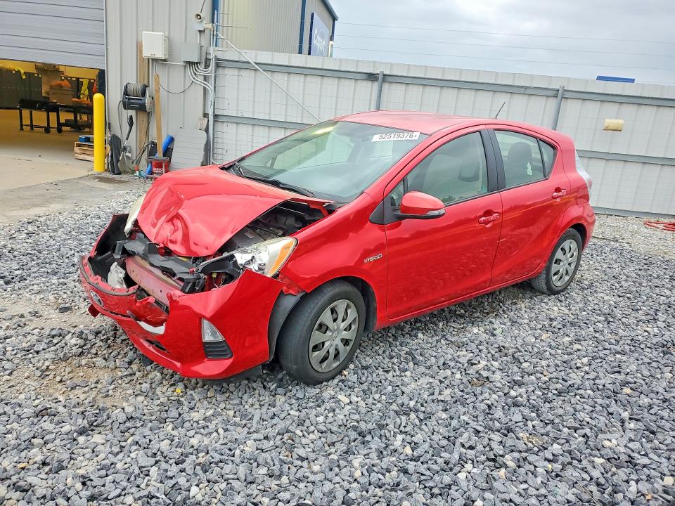 2013 Toyota Prius VIN JTDKDTB36D1551930 COPART salvage auction — FRONT END, Tn - Salvage Certificate, sold $1,000 on 2026-07-02 (photo 1)