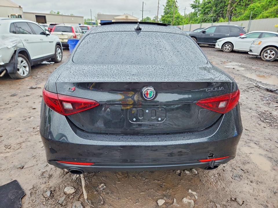 2020 Alfa romeo Giulia VIN ZARFANAN1L7635163 COPART salvage auction — FRONT END, Pa - Certificate Of Salvage, sold $1,850 on 2026-07-20 (photo 6)