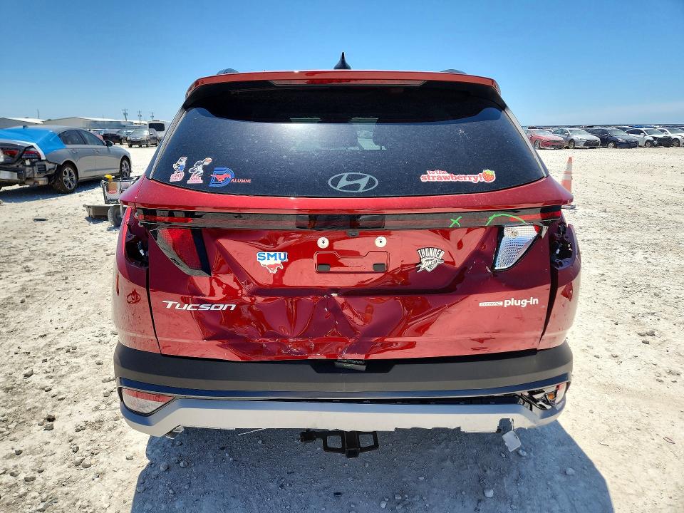 2026 Hyundai Tucson VIN KM8JBDD20TU435935 COPART salvage auction — REAR END, Tx - Salvage Vehicle Title, sold $3,000 on 2026-07-23 (photo 6)