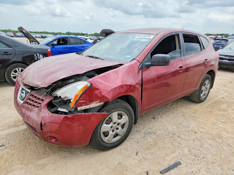2009 Nissan Rogue sport VIN JN8AS58T49W053664 COPART salvage auction — FRONT END, Tx - Salvage Vehicle Title, sold $375 on 2026-07-30 (photo 1)