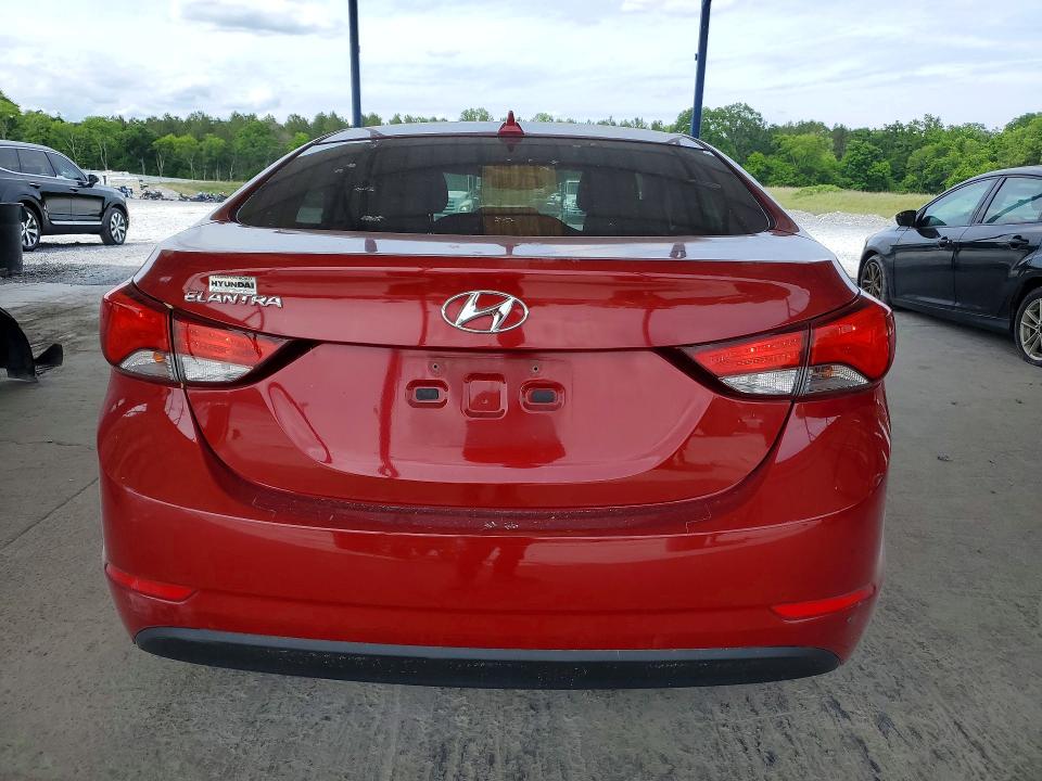 2016 Hyundai Elantra VIN KMHDH4AE9GU582822 COPART salvage auction — SIDE, Ga - Cert Of Title-Salvage, sold $1,700 on 2026-07-09 (photo 6)
