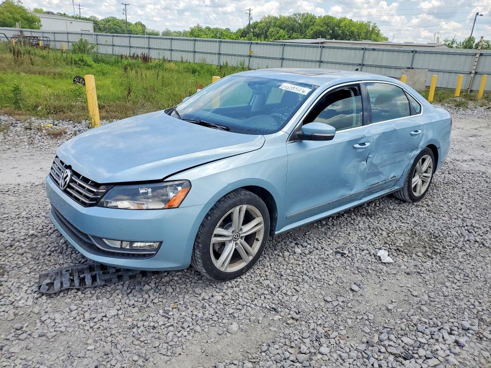 2013 Volkswagen Passat VIN 1VWCM7A39DC134767 — COPART salvage auction photo