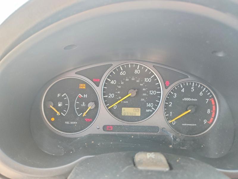 2003 Subaru Wrx VIN JF1GD29643G506731 COPART salvage auction — FRONT END, Ok - Certificate Of Title, sold $1,550 on 2026-07-08 (photo 9)