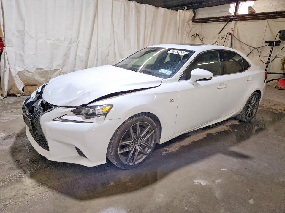 2016 Lexus Is 300 VIN JTHCM1D26G5013365 COPART salvage auction — FRONT END, In - Certificate Of Title, sold $11,700 on 2026-08-18 (photo 1)