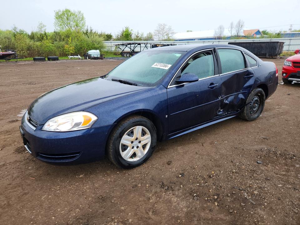 2009 Chevrolet Impala VIN 2G1WB57KX91158445 COPART salvage auction — SIDE, Oh - Cert Of Title-Salvage, sold $475 on 2026-07-20 (photo 1)