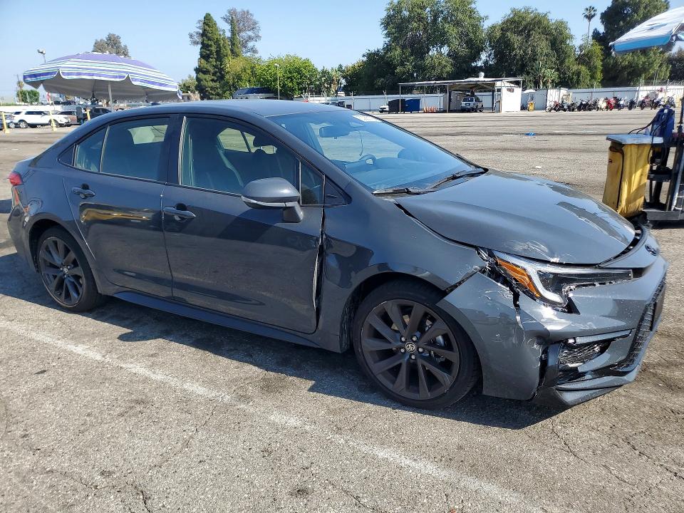 2026 Toyota Corolla VIN JTDS4MCE4T3529661 COPART salvage auction — FRONT END, CA - SALVAGE CERTIFICATE, sold $9,900 on 2026-07-09 (photo 4)