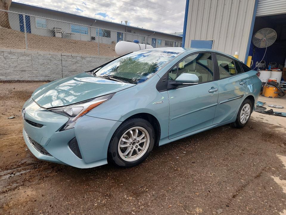 2016 Toyota Prius VIN JTDKBRFU5G3008072 COPART salvage auction — FRONT END, Nm - Cert Of Title-Salvage, sold $3,700 on 2026-07-20 (photo 1)
