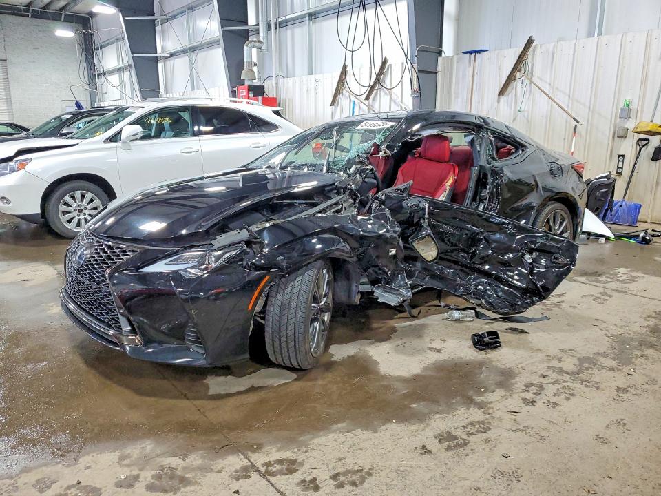 2022 Lexus Rc VIN JTHGZ5DC1N5011412 COPART salvage auction — SIDE, Mn - Cert Of Title-Salvage, sold $325 on 2026-07-21 (photo 1)