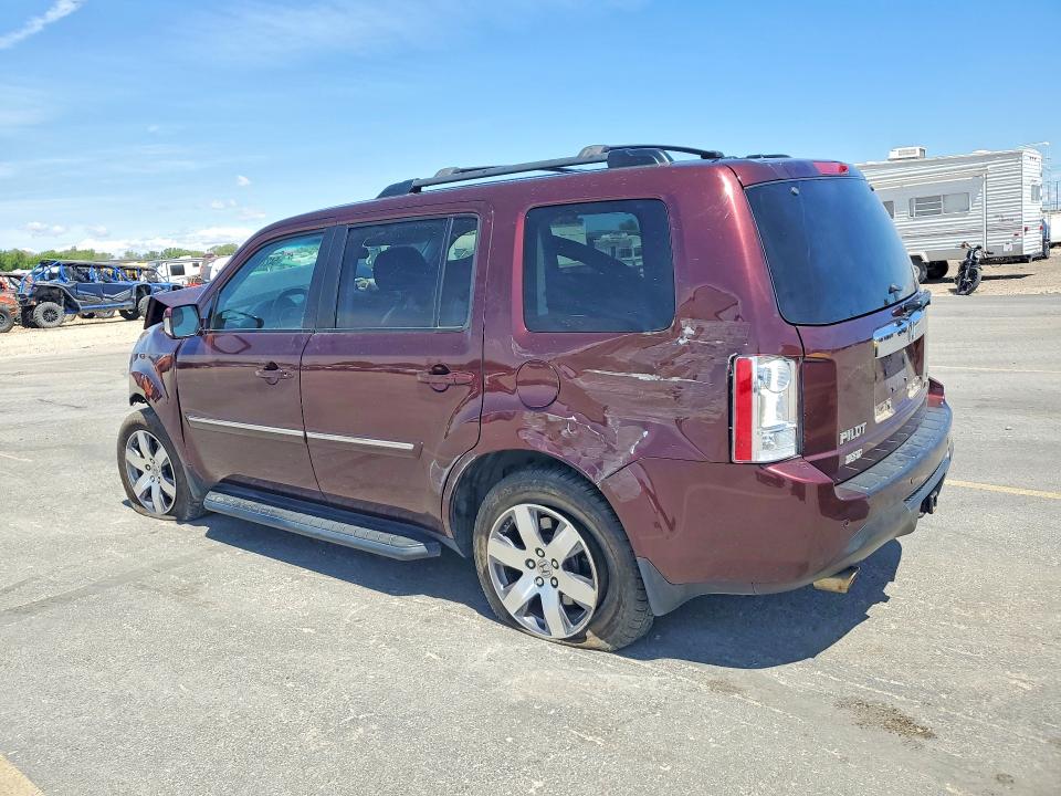 2015 Honda Pilot VIN 5FNYF4H94FB052351 COPART salvage auction — FRONT END, ID - SALVAGE CERTIFICATE OF TITLE, sold $1,400 on 2026-07-09 (photo 2)