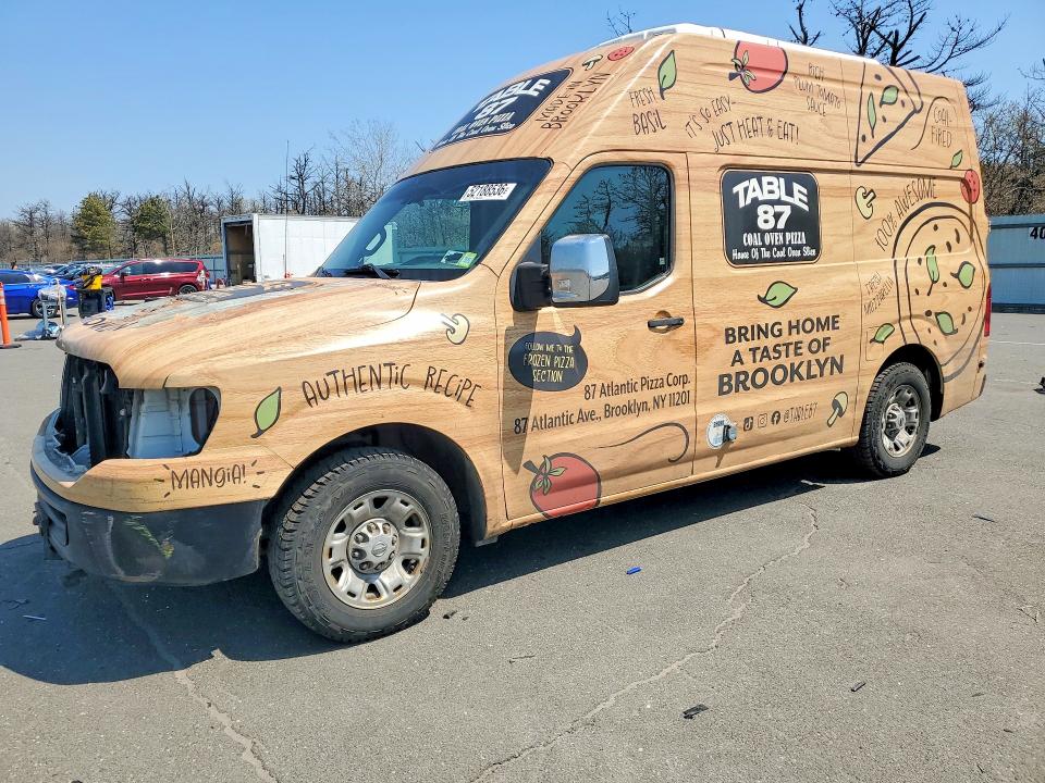 2015 Nissan Nv 2500 VIN 1N6AF0LY5FN806560 COPART salvage auction — FRONT END, Ny - Mv-907A Salvage Certificate, sold $3,450 on 2026-07-08 (photo 1)