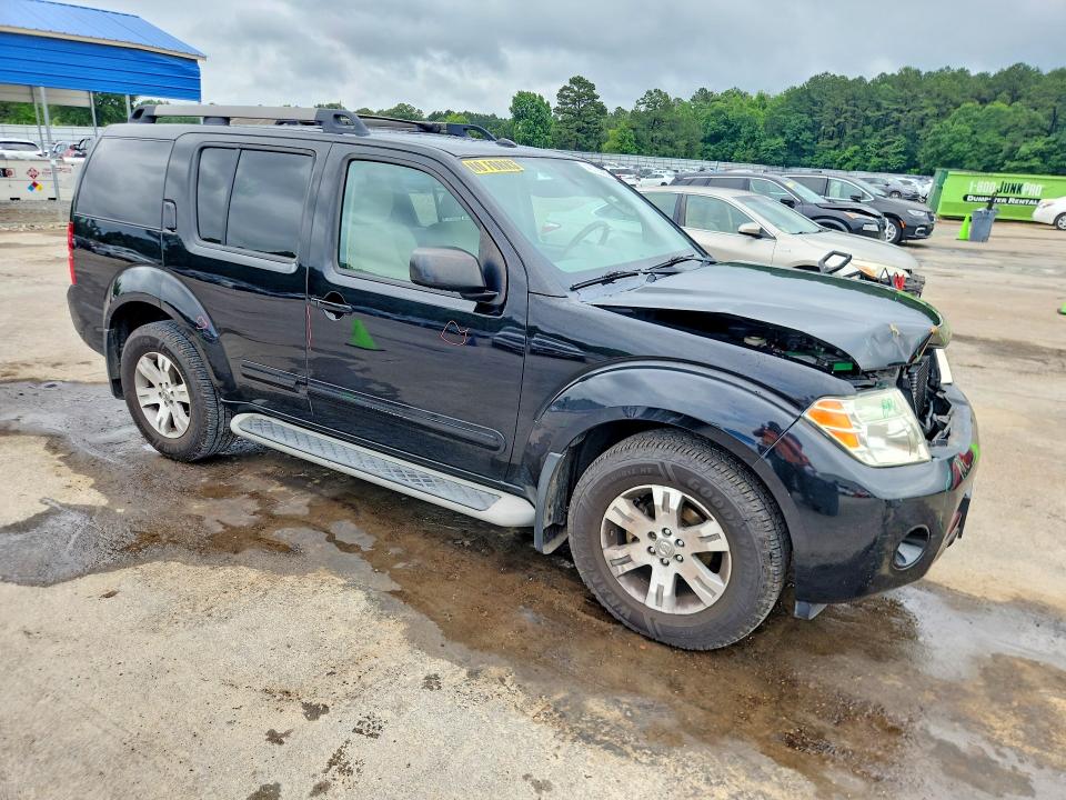 2010 Nissan Pathfinder VIN 5N1AR1NN4AC625145 COPART salvage auction — FRONT END, Ms - Cert Of Title-Salvaged, sold $675 on 2026-07-03 (photo 4)
