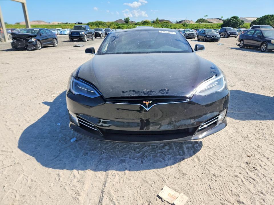 2021 Tesla Model s VIN 5YJSA1E29MF425715 COPART salvage auction — SIDE, Fl - Certificate Of Destruction, sold $8,300 on 2026-07-09 (photo 5)