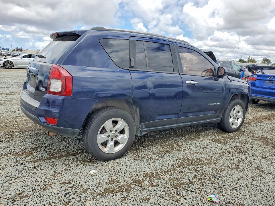 2016 Jeep Compass VIN 1C4NJCEA4GD655433 COPART salvage auction — SIDE, Ca - Dis/Dlr/Exp Only Clean Title, sold $500 on 2026-07-02 (photo 3)