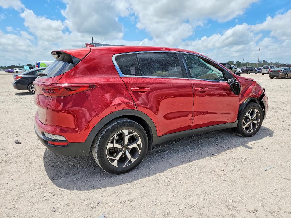 2022 Kia Sportage VIN KNDPM3ACXN7009753 COPART salvage auction — VANDALISM, Fl - Certificate Of Destruction, sold $2,450 on 2026-07-14 (photo 3)