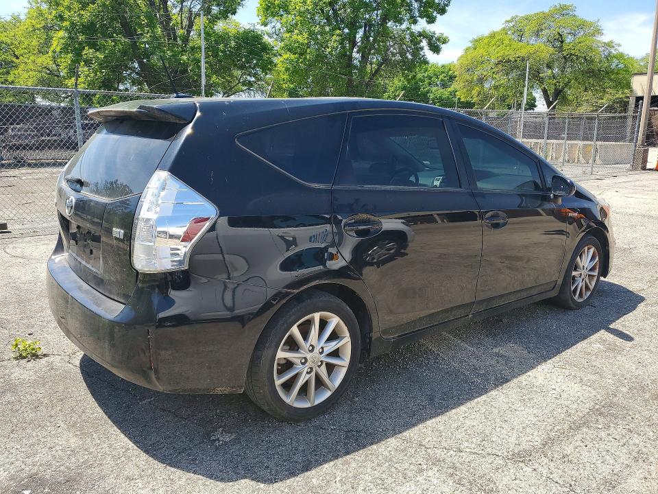 2013 Toyota Prius VIN JTDZN3EU1D3218622 COPART salvage auction — MECHANICAL, Il - Cert Of Title-Corrected, sold $2,950 on 2026-07-09 (photo 3)